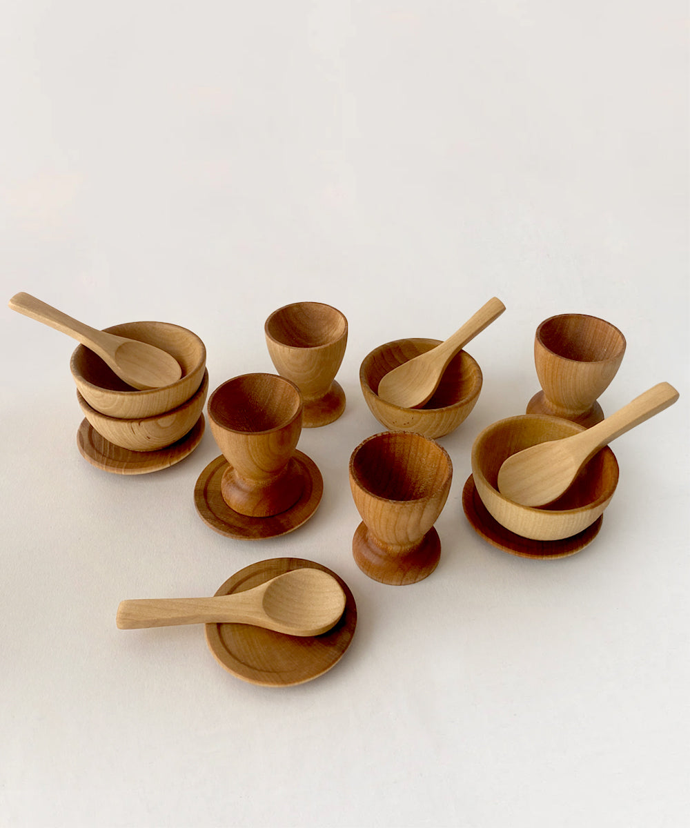 Le Wooden Dish Set